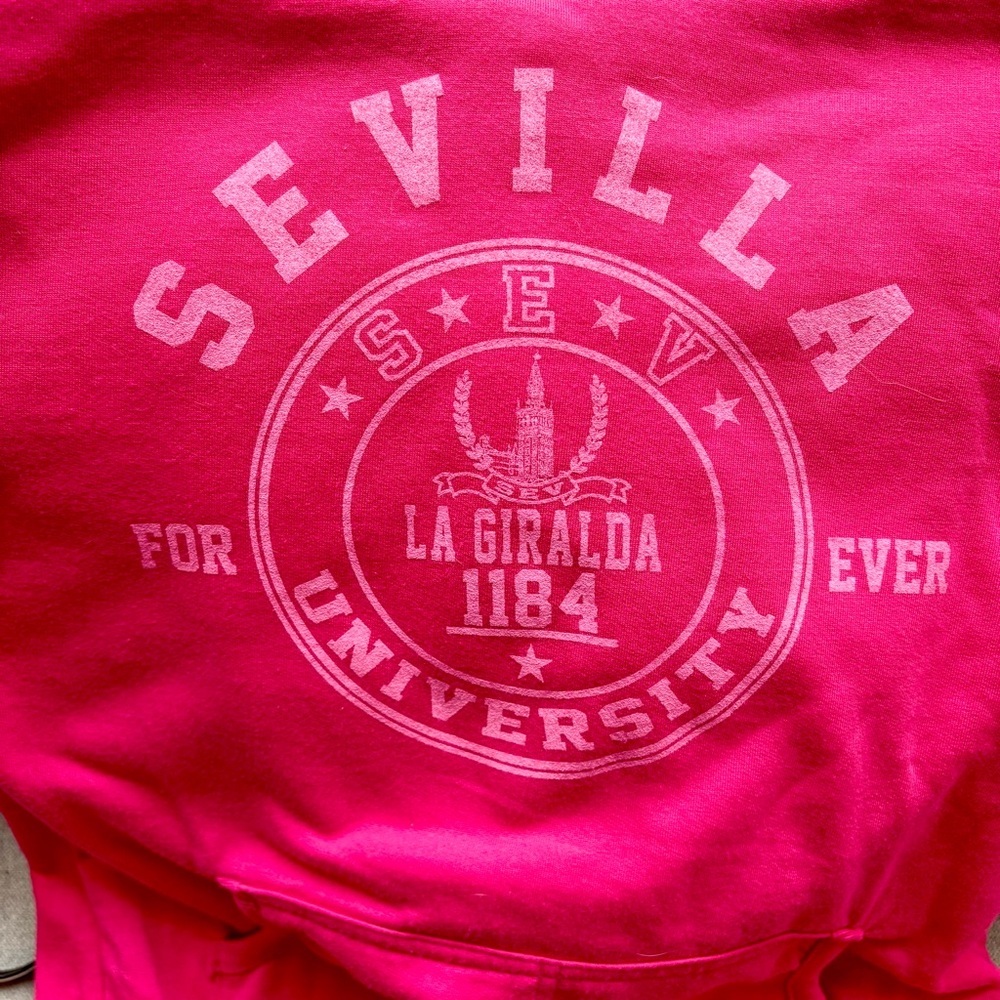Pink Sevilla University hoodie - Picture 2 of 5